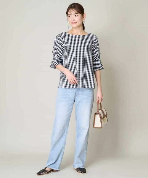 a.v.v / アー・ヴェ・ヴェ その他パンツ | 【接触冷感/マシンウォッシャブル】ストレッチデニムストレートパンツ | 詳細14