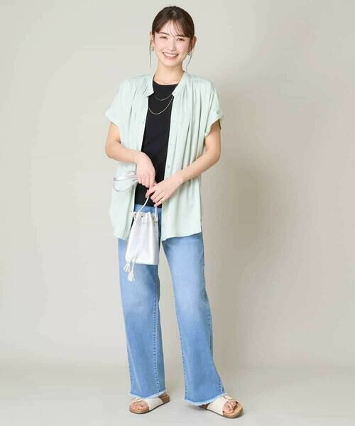 a.v.v / アー・ヴェ・ヴェ その他パンツ | 【接触冷感/マシンウォッシャブル】ストレッチデニムストレートパンツ | 詳細16