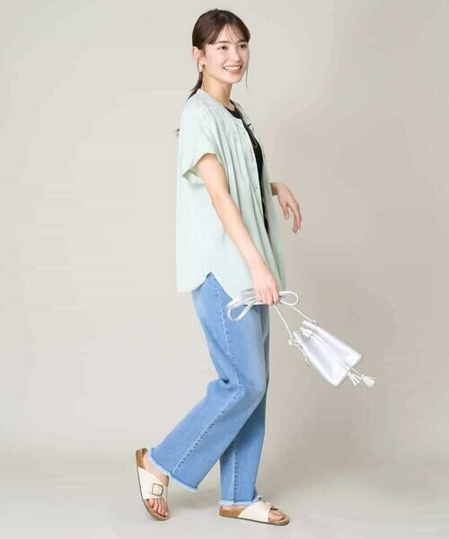 a.v.v / アー・ヴェ・ヴェ その他パンツ | 【接触冷感/マシンウォッシャブル】ストレッチデニムストレートパンツ | 詳細18