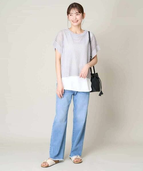 a.v.v / アー・ヴェ・ヴェ その他パンツ | 【接触冷感/マシンウォッシャブル】ストレッチデニムストレートパンツ | 詳細19