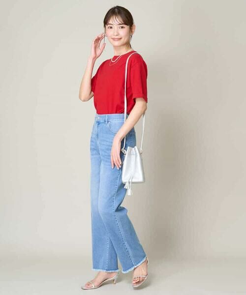 a.v.v / アー・ヴェ・ヴェ その他パンツ | 【接触冷感/マシンウォッシャブル】ストレッチデニムストレートパンツ | 詳細23