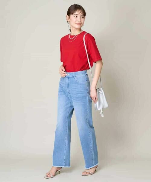 a.v.v / アー・ヴェ・ヴェ その他パンツ | 【接触冷感/マシンウォッシャブル】ストレッチデニムストレートパンツ | 詳細24