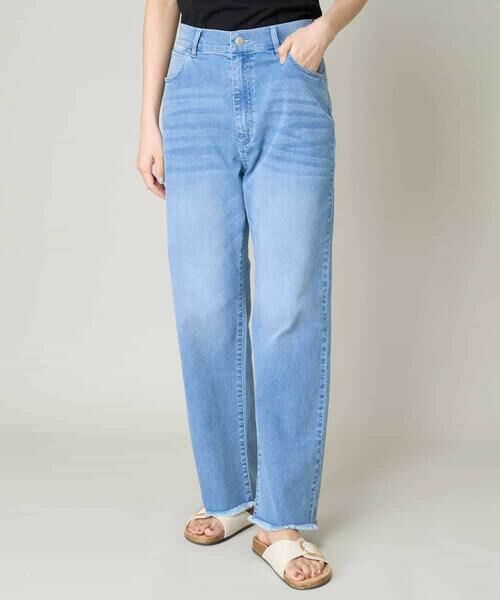 a.v.v / アー・ヴェ・ヴェ その他パンツ | 【接触冷感/マシンウォッシャブル】ストレッチデニムストレートパンツ | 詳細26