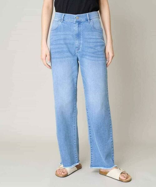 a.v.v / アー・ヴェ・ヴェ その他パンツ | 【接触冷感/マシンウォッシャブル】ストレッチデニムストレートパンツ | 詳細27