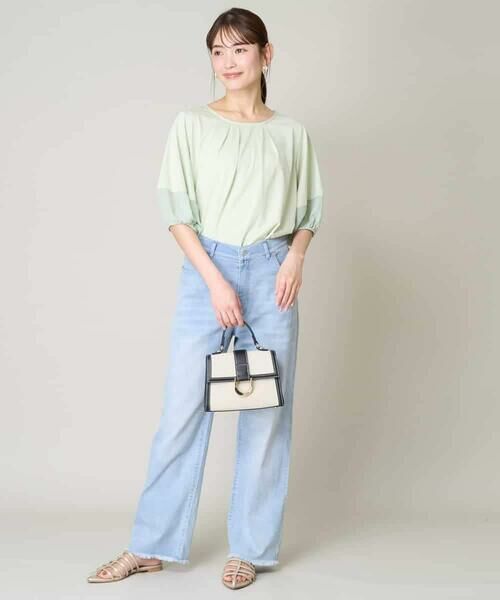 a.v.v / アー・ヴェ・ヴェ その他パンツ | 【接触冷感/マシンウォッシャブル】ストレッチデニムストレートパンツ | 詳細3