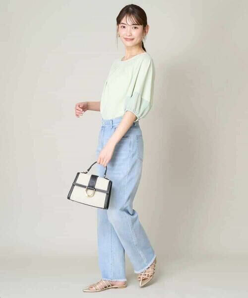 a.v.v / アー・ヴェ・ヴェ その他パンツ | 【接触冷感/マシンウォッシャブル】ストレッチデニムストレートパンツ | 詳細5