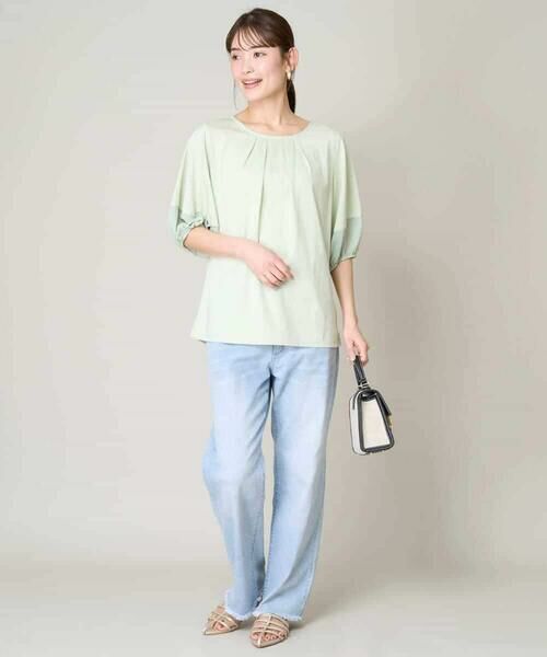 a.v.v / アー・ヴェ・ヴェ その他パンツ | 【接触冷感/マシンウォッシャブル】ストレッチデニムストレートパンツ | 詳細6