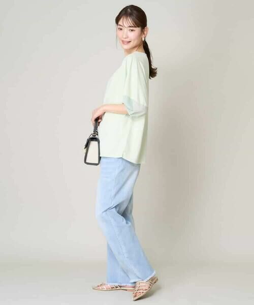 a.v.v / アー・ヴェ・ヴェ その他パンツ | 【接触冷感/マシンウォッシャブル】ストレッチデニムストレートパンツ | 詳細7