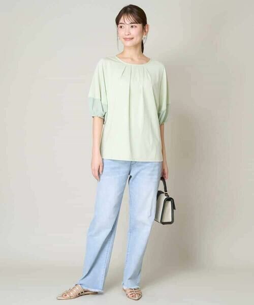 a.v.v / アー・ヴェ・ヴェ その他パンツ | 【接触冷感/マシンウォッシャブル】ストレッチデニムストレートパンツ | 詳細8