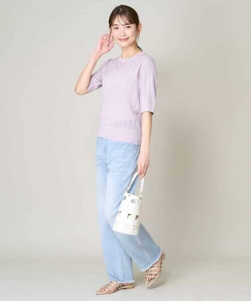 a.v.v / アー・ヴェ・ヴェ その他パンツ | 【接触冷感/マシンウォッシャブル】ストレッチデニムストレートパンツ | 詳細9