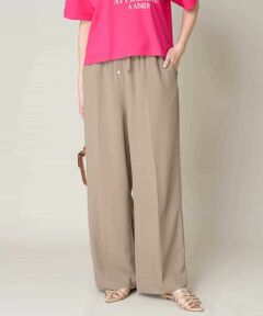 a.v.v / アー・ヴェ・ヴェ その他パンツ | 【接触冷感/洗える/イージーケア】美楽るイージーワイドパンツ