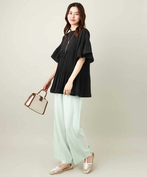 a.v.v / アー・ヴェ・ヴェ その他パンツ | 【接触冷感/洗える/イージーケア】美楽るイージーワイドパンツ | 詳細10