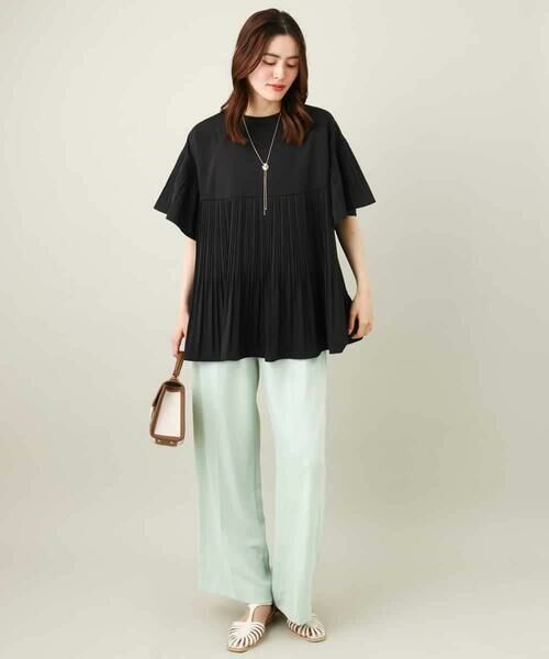 a.v.v / アー・ヴェ・ヴェ その他パンツ | 【接触冷感/洗える/イージーケア】美楽るイージーワイドパンツ | 詳細11