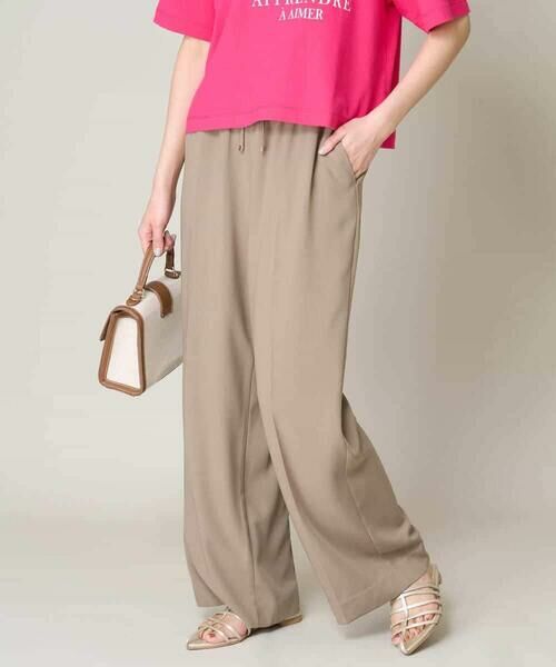a.v.v / アー・ヴェ・ヴェ その他パンツ | 【接触冷感/洗える/イージーケア】美楽るイージーワイドパンツ | 詳細12