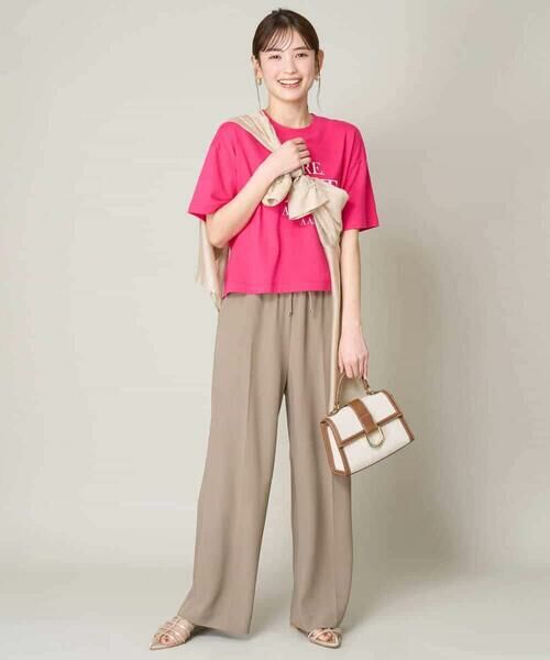 a.v.v / アー・ヴェ・ヴェ その他パンツ | 【接触冷感/洗える/イージーケア】美楽るイージーワイドパンツ | 詳細13