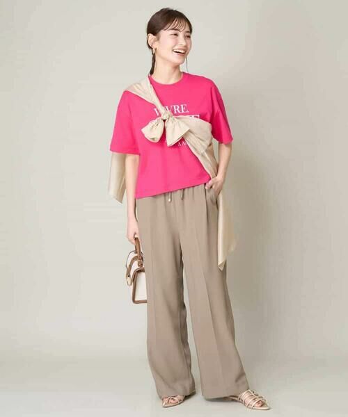 a.v.v / アー・ヴェ・ヴェ その他パンツ | 【接触冷感/洗える/イージーケア】美楽るイージーワイドパンツ | 詳細16