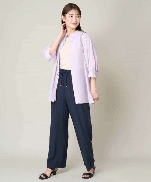 a.v.v / アー・ヴェ・ヴェ その他パンツ | 【接触冷感/洗える/イージーケア】美楽るイージーワイドパンツ | 詳細29