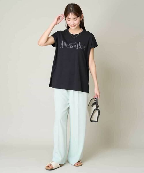 a.v.v / アー・ヴェ・ヴェ その他パンツ | 【接触冷感/洗える/イージーケア】美楽るイージーワイドパンツ | 詳細9