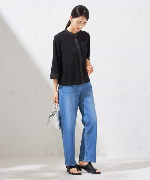 a.v.v / アー・ヴェ・ヴェ チノ・ワークパンツ | 【接触冷感/ストレッチ】デニムストレートパンツ | 詳細14