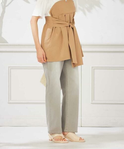 a.v.v / アー・ヴェ・ヴェ チノ・ワークパンツ | 【接触冷感/ストレッチ】デニムストレートパンツ | 詳細15