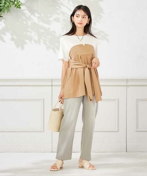 a.v.v / アー・ヴェ・ヴェ チノ・ワークパンツ | 【接触冷感/ストレッチ】デニムストレートパンツ | 詳細18