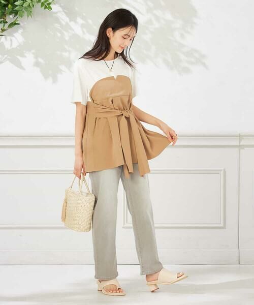 a.v.v / アー・ヴェ・ヴェ チノ・ワークパンツ | 【接触冷感/ストレッチ】デニムストレートパンツ | 詳細19