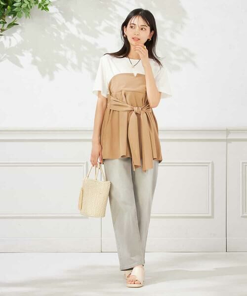 a.v.v / アー・ヴェ・ヴェ チノ・ワークパンツ | 【接触冷感/ストレッチ】デニムストレートパンツ | 詳細20