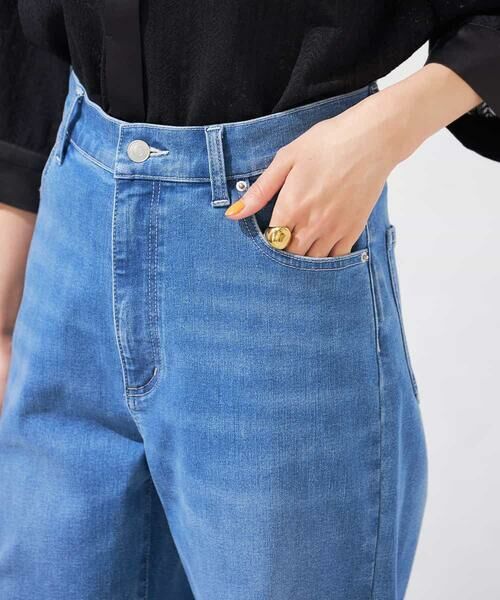 a.v.v / アー・ヴェ・ヴェ チノ・ワークパンツ | 【接触冷感/ストレッチ】デニムストレートパンツ | 詳細5