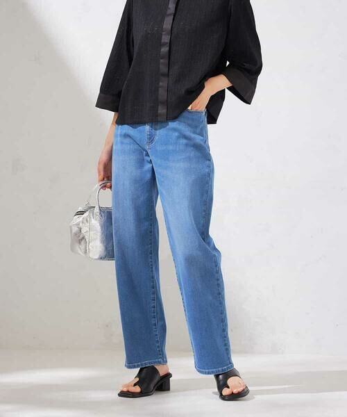 a.v.v / アー・ヴェ・ヴェ チノ・ワークパンツ | 【接触冷感/ストレッチ】デニムストレートパンツ | 詳細9