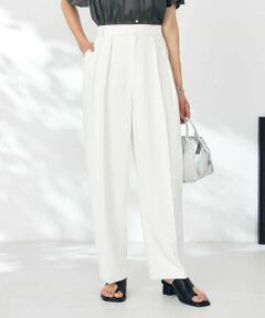 a.v.v / アー・ヴェ・ヴェ チノ・ワークパンツ | 【洗える】タックワイドテーパードパンツ【WEB限定】