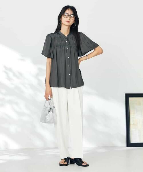 a.v.v / アー・ヴェ・ヴェ チノ・ワークパンツ | 【洗える】タックワイドテーパードパンツ【WEB限定】 | 詳細14