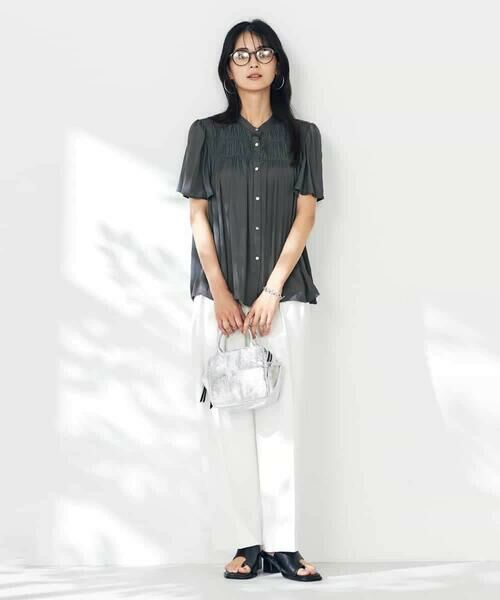 a.v.v / アー・ヴェ・ヴェ チノ・ワークパンツ | 【洗える】タックワイドテーパードパンツ【WEB限定】 | 詳細16