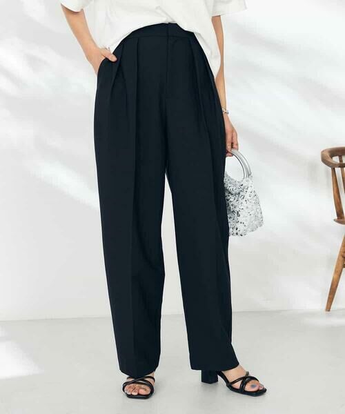 a.v.v / アー・ヴェ・ヴェ チノ・ワークパンツ | 【洗える】タックワイドテーパードパンツ【WEB限定】 | 詳細19