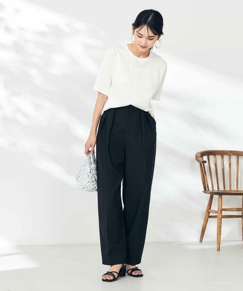 a.v.v / アー・ヴェ・ヴェ チノ・ワークパンツ | 【洗える】タックワイドテーパードパンツ【WEB限定】 | 詳細21