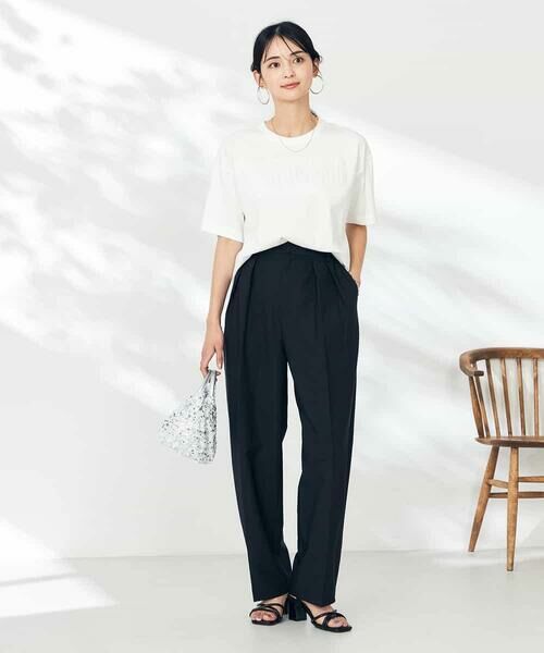 a.v.v / アー・ヴェ・ヴェ チノ・ワークパンツ | 【洗える】タックワイドテーパードパンツ【WEB限定】 | 詳細22