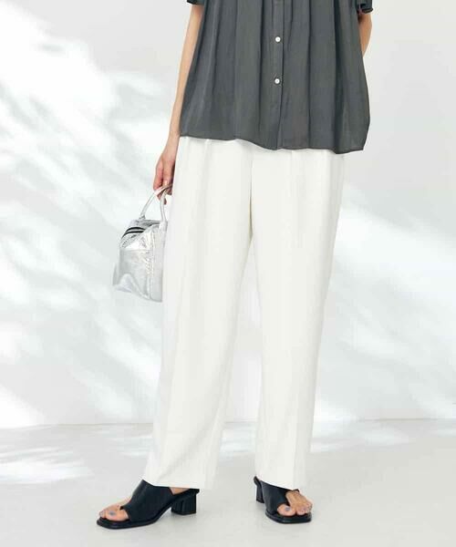 a.v.v / アー・ヴェ・ヴェ チノ・ワークパンツ | 【洗える】タックワイドテーパードパンツ【WEB限定】 | 詳細7