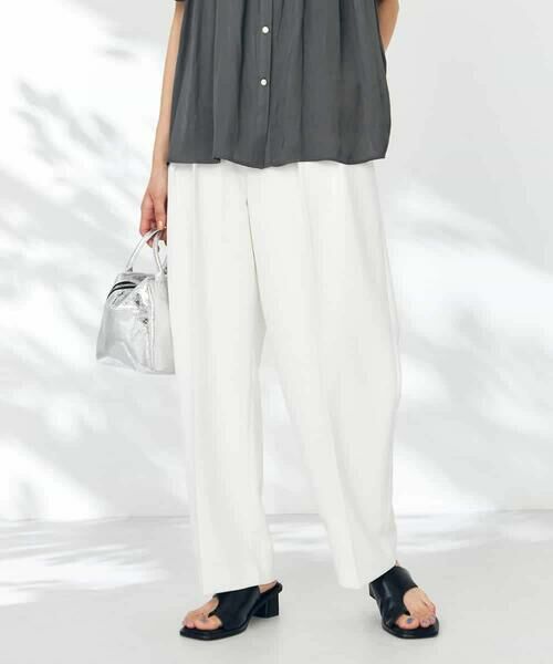 a.v.v / アー・ヴェ・ヴェ チノ・ワークパンツ | 【洗える】タックワイドテーパードパンツ【WEB限定】 | 詳細8