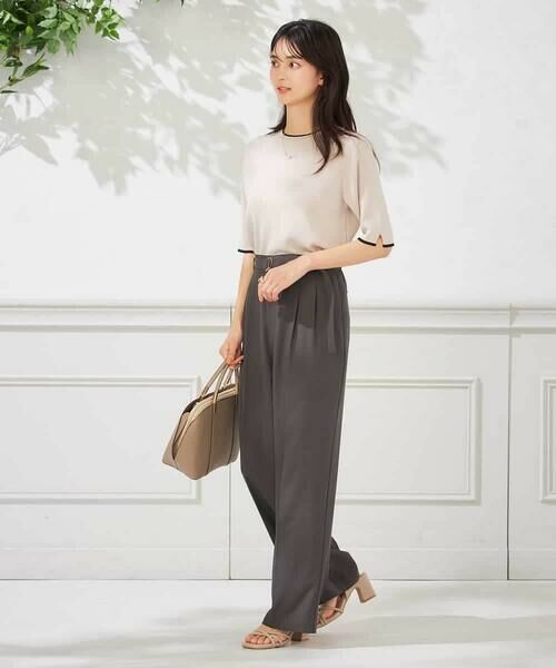 a.v.v / アー・ヴェ・ヴェ チノ・ワークパンツ | 【洗える】ベルト付きストレートパンツ | 詳細21