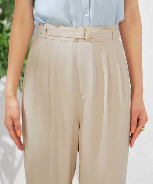 a.v.v / アー・ヴェ・ヴェ チノ・ワークパンツ | 【洗える】ベルト付きストレートパンツ | 詳細27