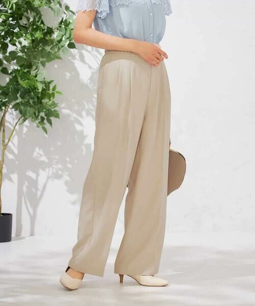 a.v.v / アー・ヴェ・ヴェ チノ・ワークパンツ | 【洗える】ベルト付きストレートパンツ | 詳細3