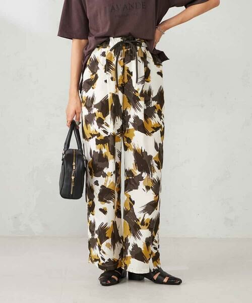 a.v.v / アー・ヴェ・ヴェ チノ・ワークパンツ | 【マシンウォッシャブル】プリントイージーパンツ | 詳細1