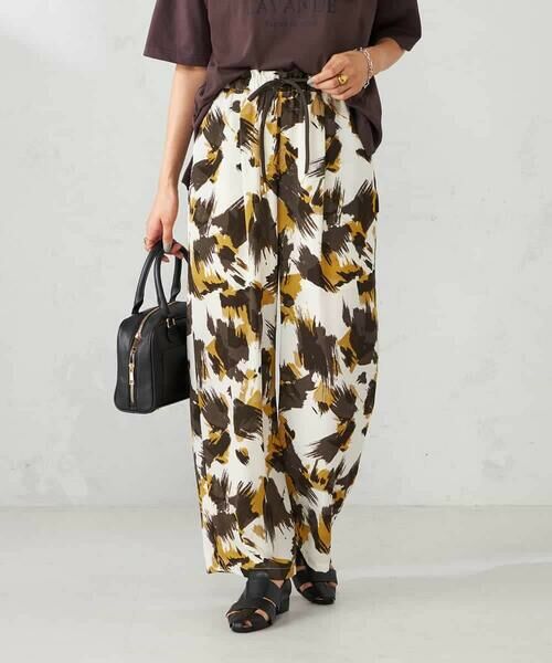 a.v.v / アー・ヴェ・ヴェ チノ・ワークパンツ | 【マシンウォッシャブル】プリントイージーパンツ | 詳細2