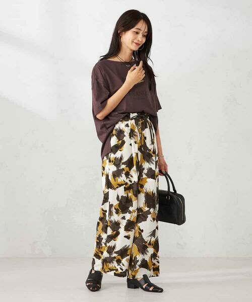 a.v.v / アー・ヴェ・ヴェ チノ・ワークパンツ | 【マシンウォッシャブル】プリントイージーパンツ | 詳細5