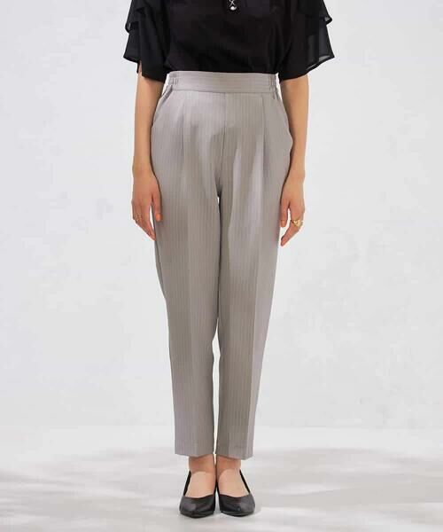 a.v.v / アー・ヴェ・ヴェ チノ・ワークパンツ | 【接触冷感/洗える/イージーケア】美ラクるスッキリ見えストライプテーパードパンツ | 詳細10