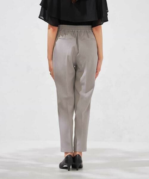 a.v.v / アー・ヴェ・ヴェ チノ・ワークパンツ | 【接触冷感/洗える/イージーケア】美ラクるスッキリ見えストライプテーパードパンツ | 詳細12