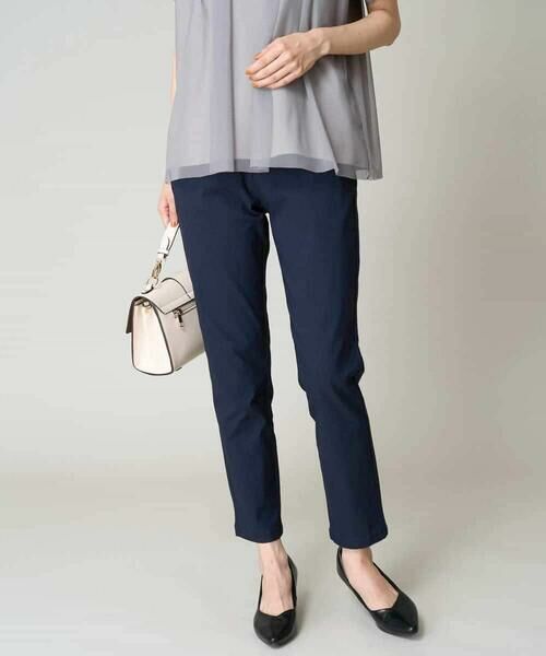 a.v.v / アー・ヴェ・ヴェ チノ・ワークパンツ | ハイパーストレッチスリムパンツ(ネイビー)