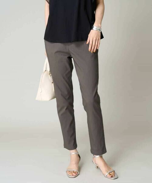 a.v.v / アー・ヴェ・ヴェ チノ・ワークパンツ | ハイパーストレッチスリムパンツ(ダークグレー)