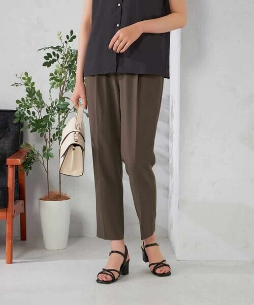 a.v.v / アー・ヴェ・ヴェ チノ・ワークパンツ | 【接触冷感/UVカット/吸水速乾】美ラクるスッキリ見えテーパードパンツ | 詳細1