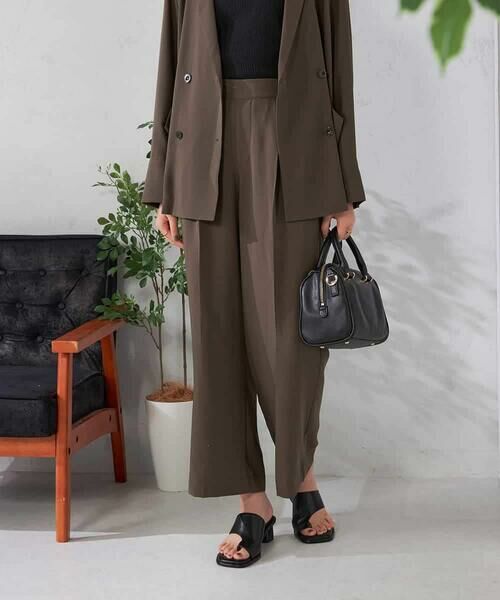 a.v.v / アー・ヴェ・ヴェ その他パンツ | 【接触冷感/UVカット/吸水速乾】美ラクるスッキリ見えワイドパンツ | 詳細1