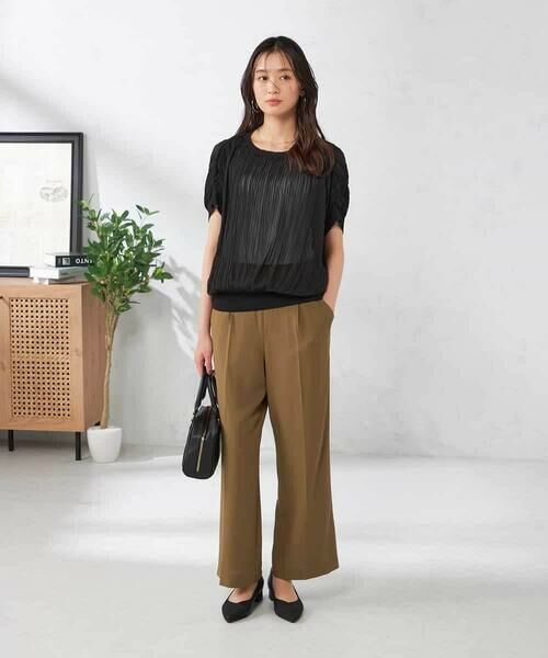 a.v.v / アー・ヴェ・ヴェ その他パンツ | 【接触冷感/UVカット/吸水速乾】美ラクるスッキリ見えワイドパンツ | 詳細13
